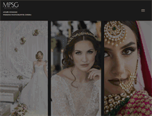 Tablet Screenshot of mpsgweddings.com